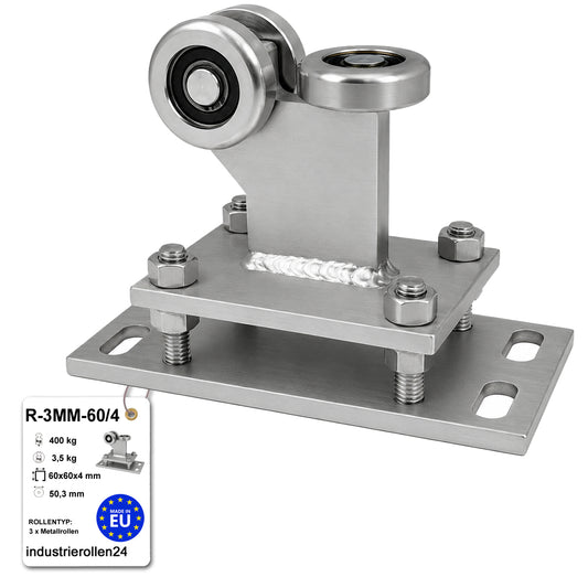 Torwagen für Schiebetore - für Profile 60 x 60 mm - Wandstärke 4 mm: R-3MM-60/4