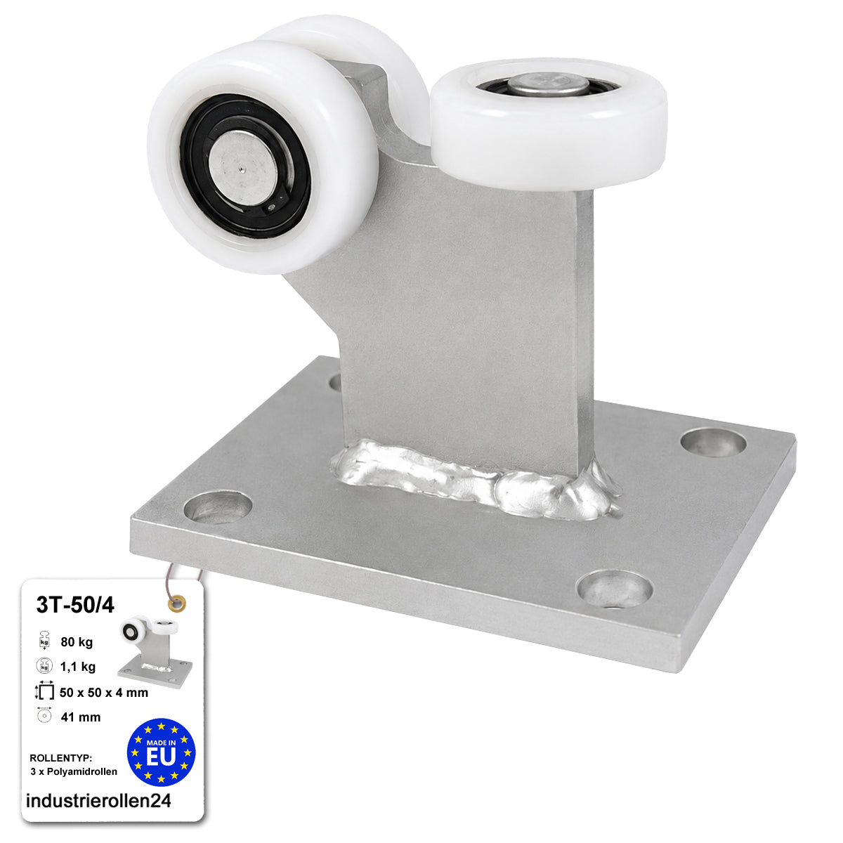 Torwagen für Schiebetore - für Profile 50 x 50 mm - Wandstärke 4 mm: 3T-50/4