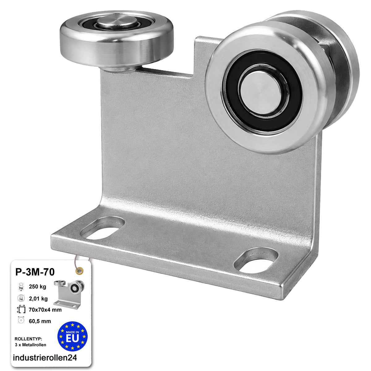 Torwagen für Schiebetore - für Profile 70 x 70 mm - Wandstärke 4 mm: P-3M-70