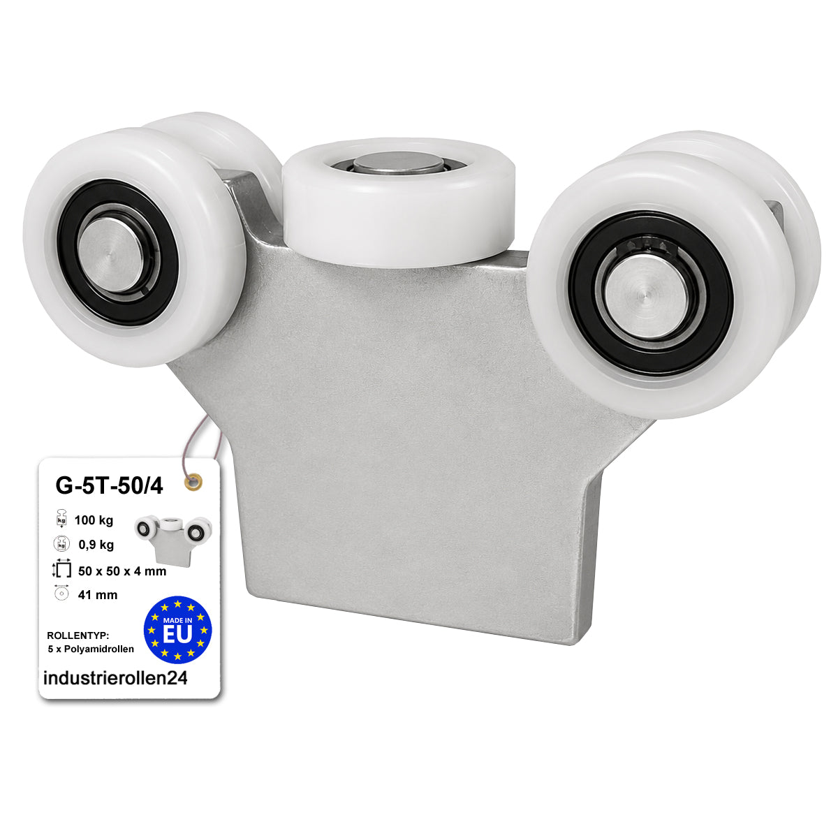 Torwagen für Schiebetore - für Profile 50 x 50 mm - Wandstärke 4 mm: G-5T-50/4