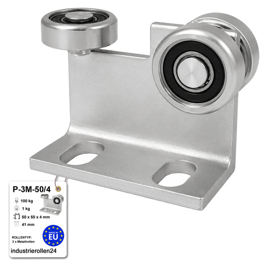 Torwagen für Schiebetore - für Profile 50 x 50 mm - Wandstärke 4 mm: P-3M-50/4