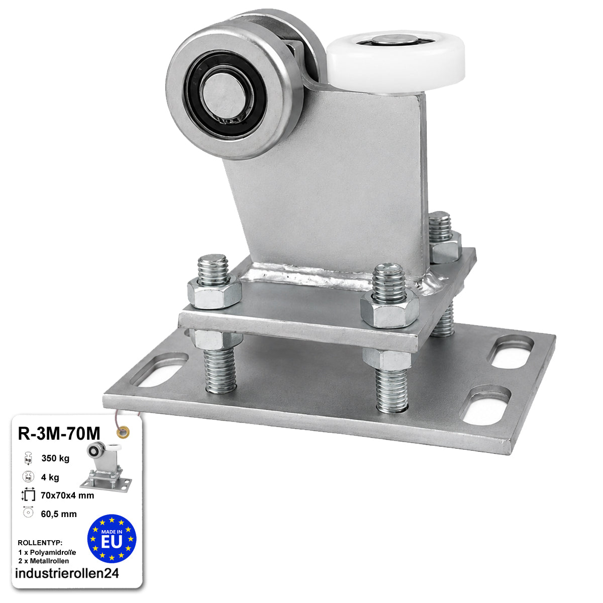 Torwagen für Schiebetore - für Profile 70 x 70 mm - Wandstärke 4 mm: R-3M-70M