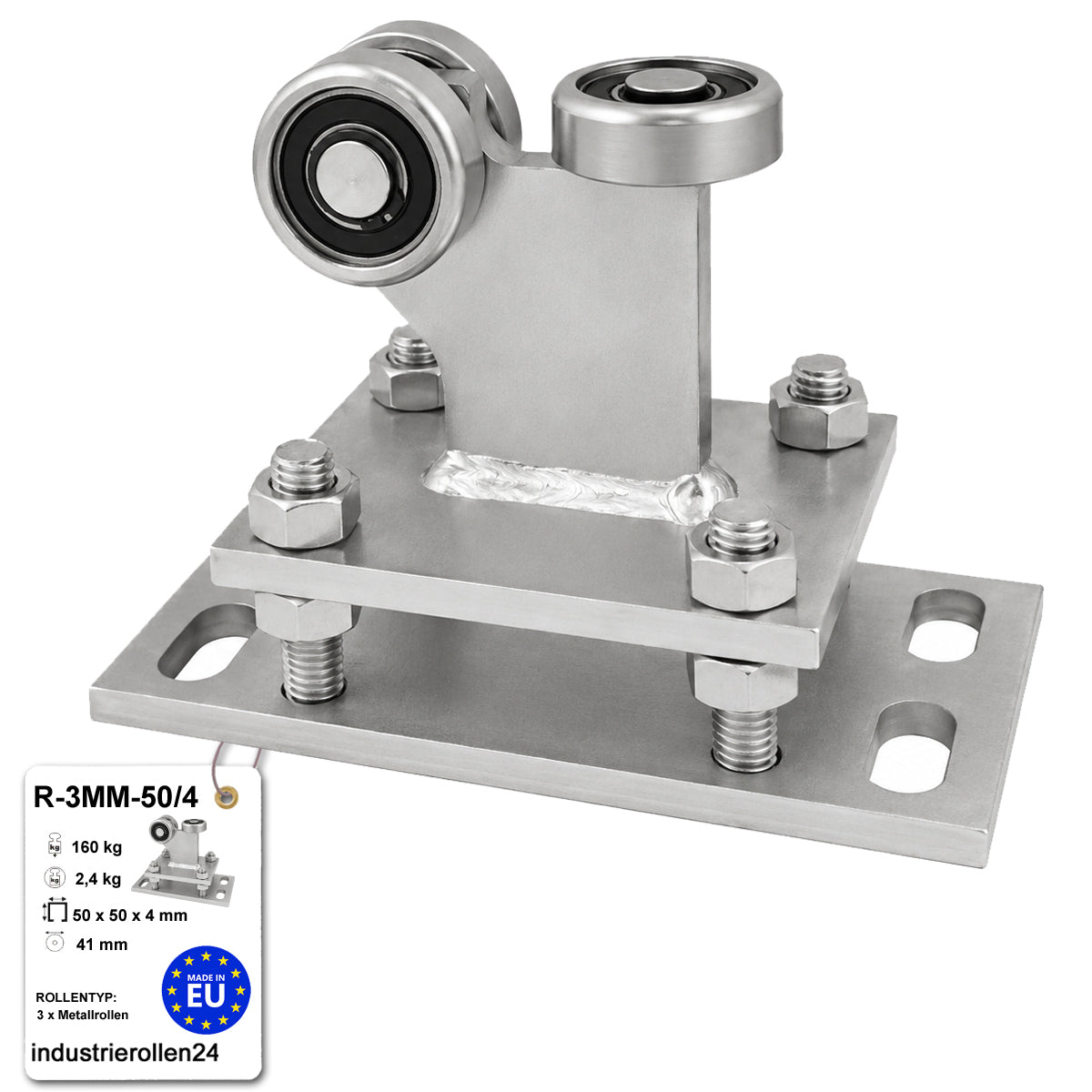 Torwagen für Schiebetore - für Profile 50 x 50 mm - Wandstärke 4 mm: R-3MM-50/4