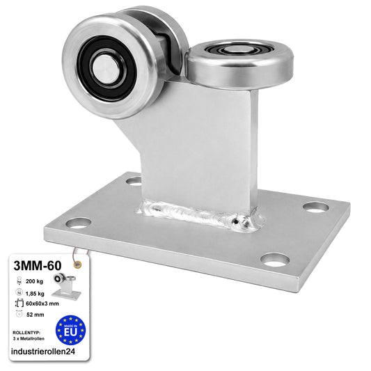 Torwagen für Schiebetore - für Profile 60 x 60 mm - Wandstärke 3 mm: 3MM-60