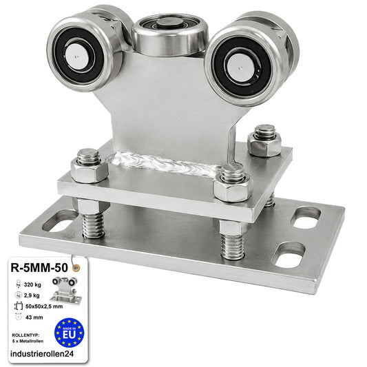 Torwagen für Schiebetore - für Profile 50x50 mm - Wandstärke 2,5 mm: R-5MM-50