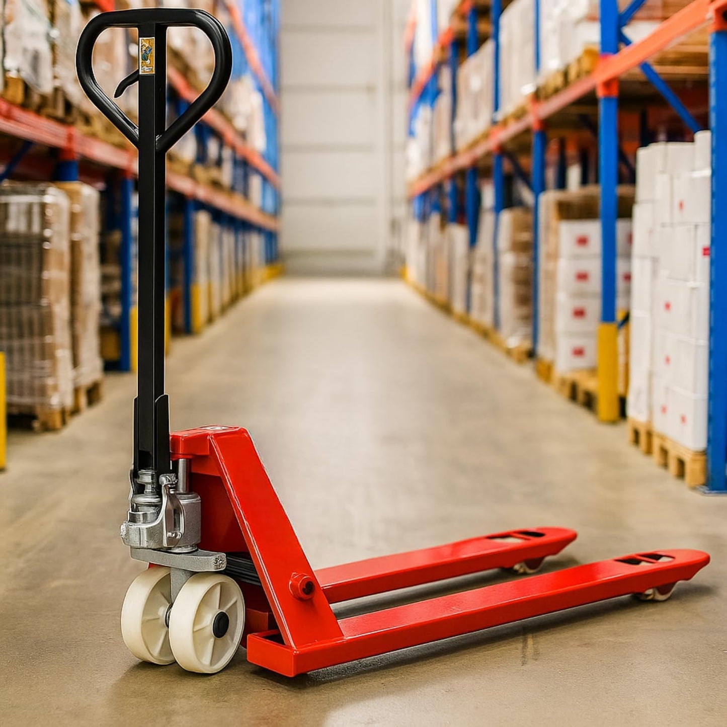 Transportrad Ø125 mm – Weißes Polyamidrad für Wagen, Code: 29BZ