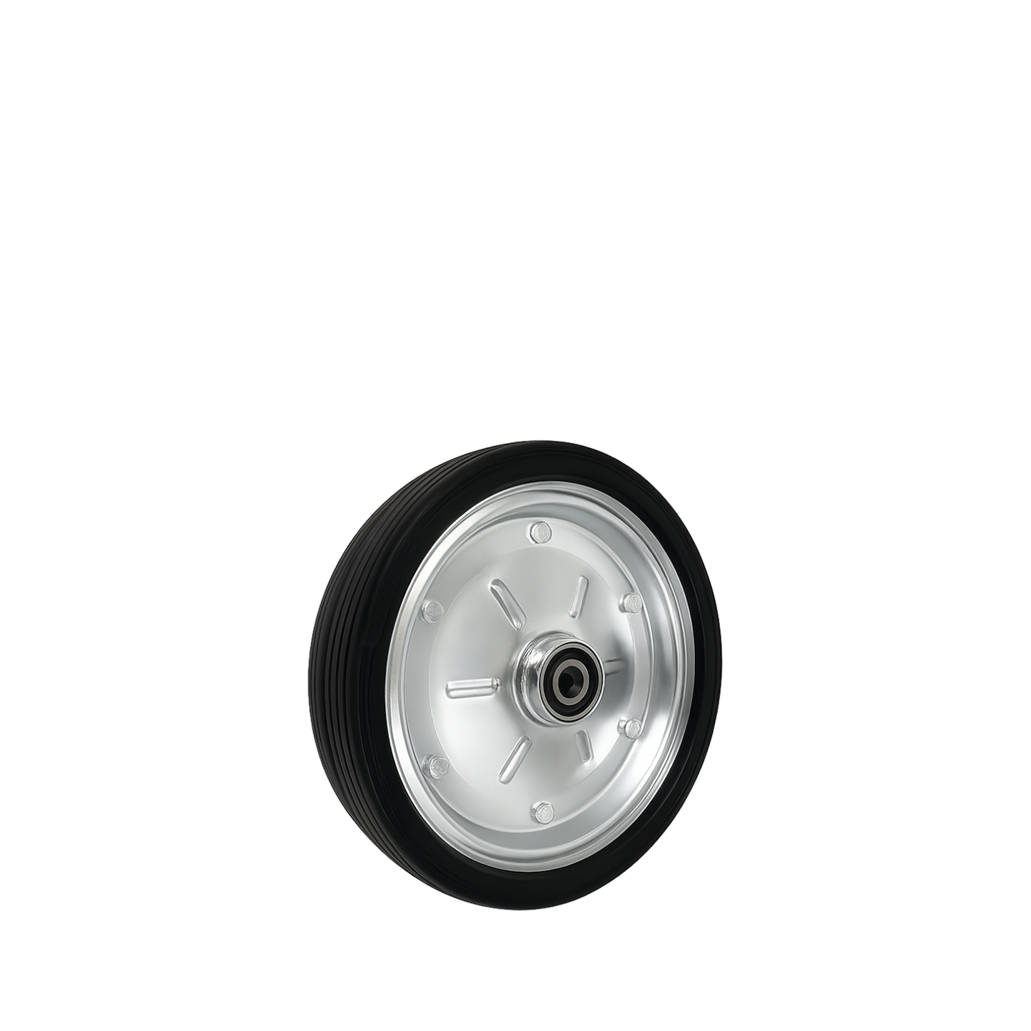 Ersatzrad Ø300 mm – Vollgummi Industrierad mit Kugellager für Transportwagen, Code: 100MNLL/20